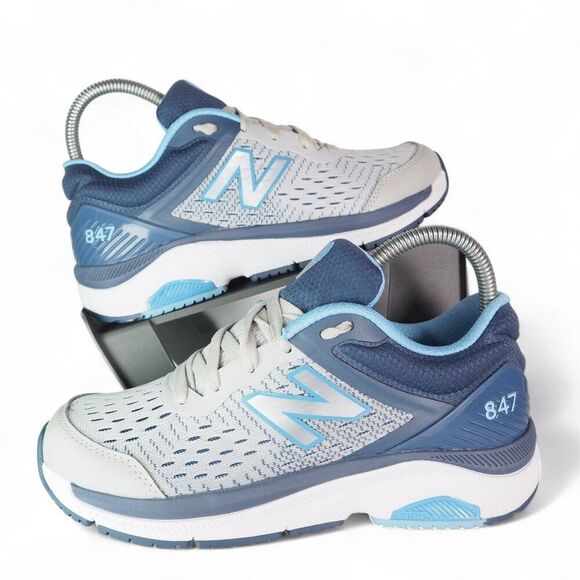New Balance 847 v4 Narrow Fit Walking Aluminum Indigo WW847LG4 Women's 7 (2A) - Picture 1 of 11